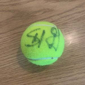 Steffi Graf autographed tennis ball